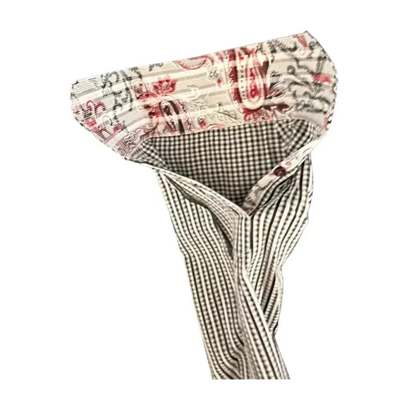 NXT Business Casual  Shirt Size 3XT LS Black White Check Button 3X TALL … - Picture 5 of 11